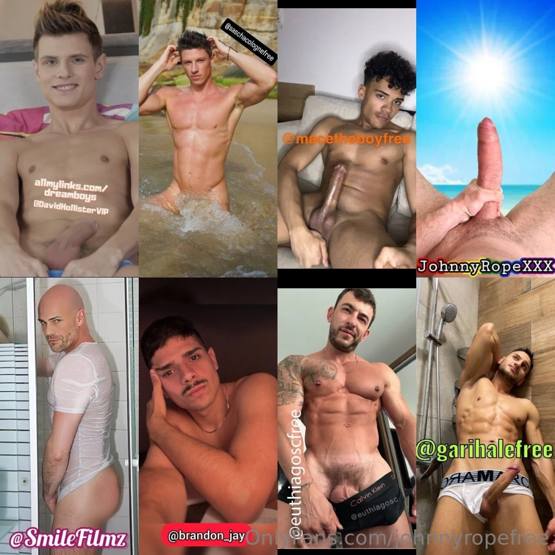 3 free davidhollister saschacolognefree macetheboyfree johnnyropefree 