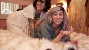 Stripping amp licking in the most sensual ways with frankierivers was