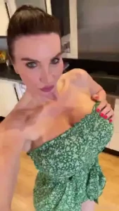 Happy titty tuesday do you prefer my outfit up down or halfway fyp part 1