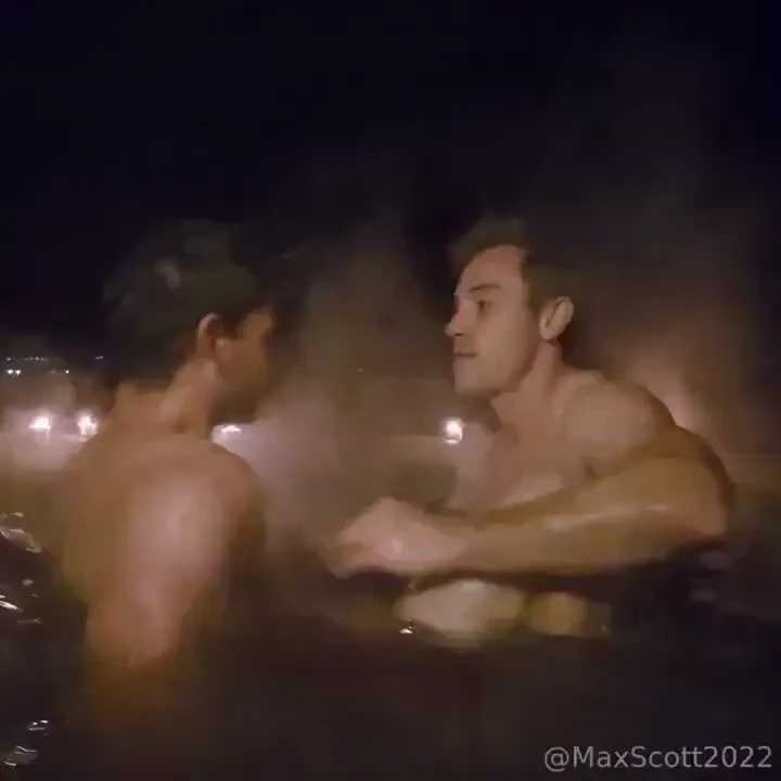 Some outdoor hot tub fun 