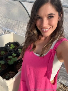 Evening gardening selfie it took me a few years to figure out desert