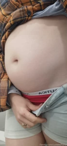 Cheeky nandos for dinner kink belly bellyinflation stuffed bigbelly