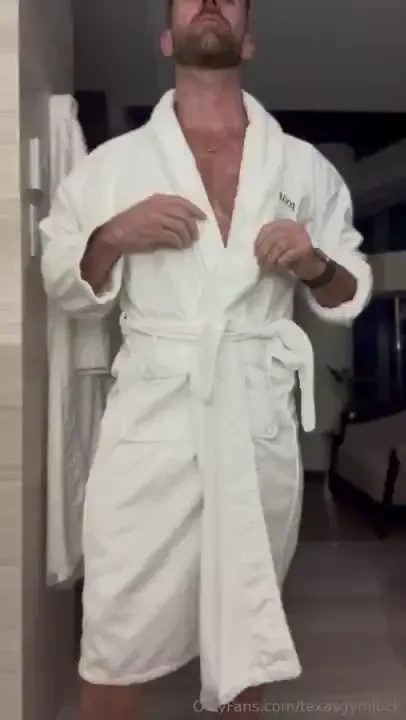 Sunday morning in a robe playing with myself 