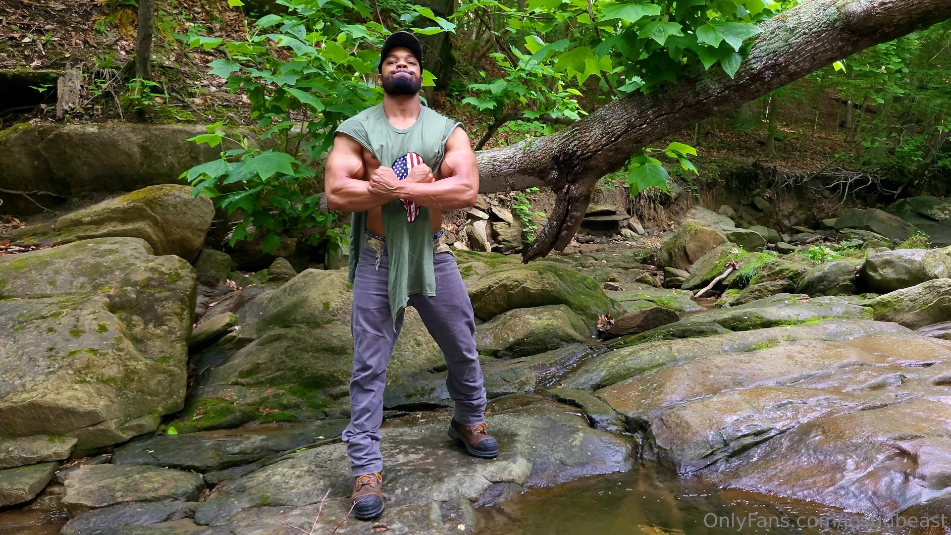 The flag wouldn t stretch enough so i had to show it who s boss 