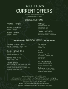 Here is my updated menu please read it over before ordering reminder