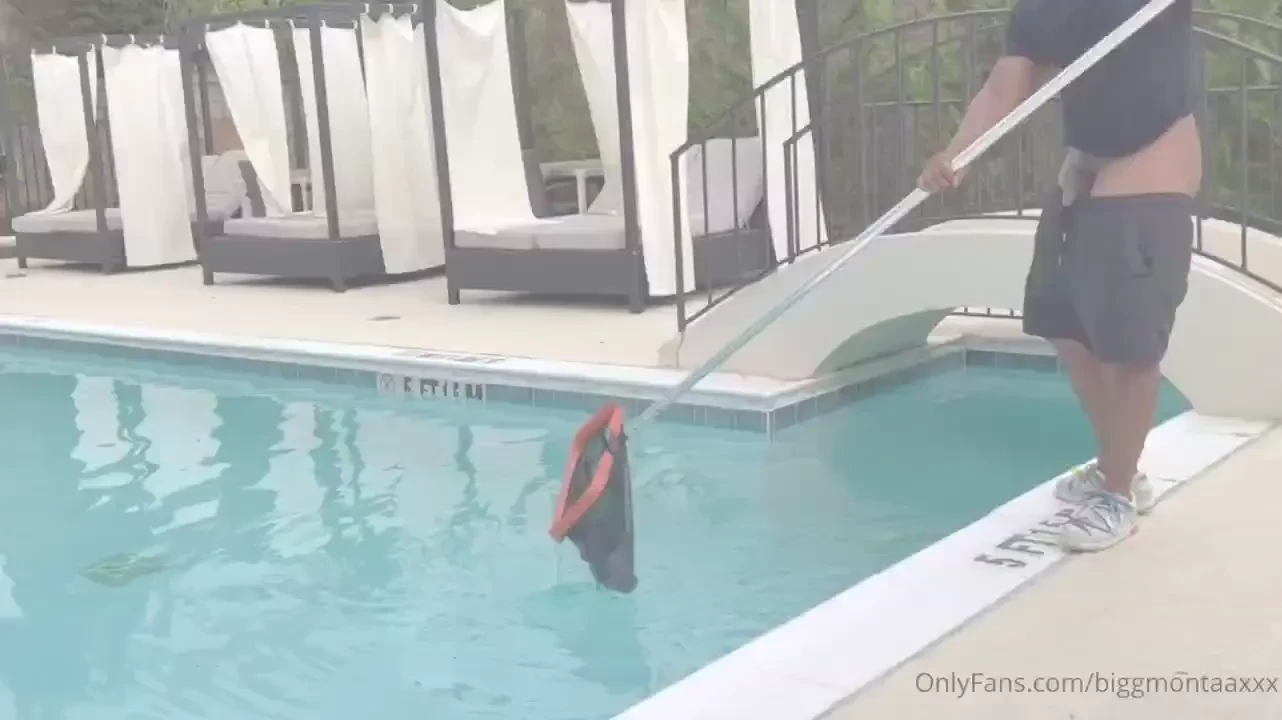 First day as a poolman went something like this watch me fuck this 