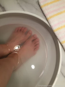 Hot foot bath bts part 5