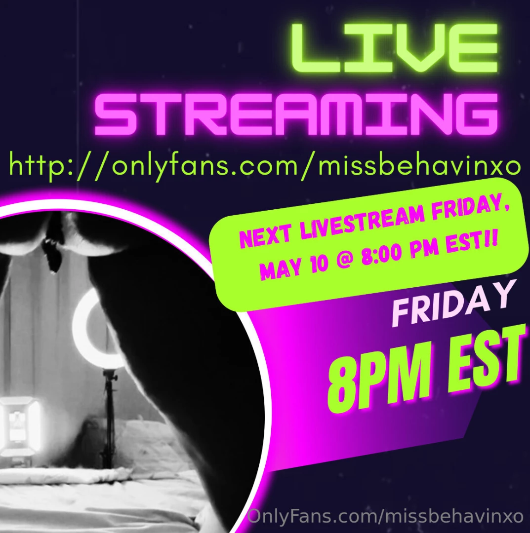 Join my livestream friday night and let s have some fun 