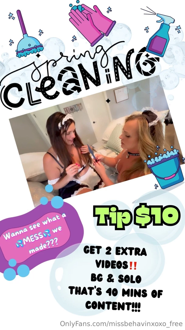 What happens when 2 horny maids have to clean a house that has sex 