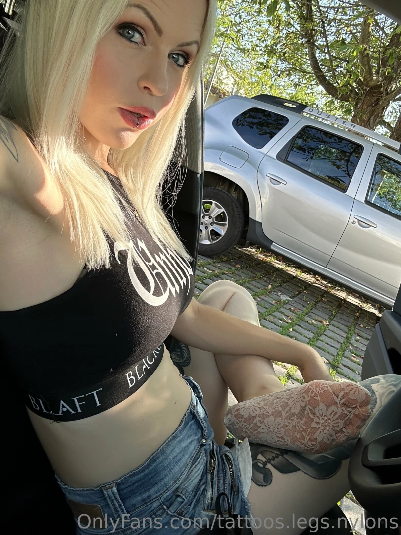 Got a hair cut excuse the cut ends on my shirt i wore some lace socks part 2 