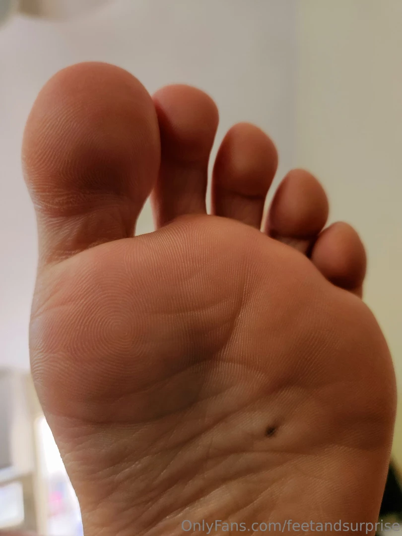 I like to feel the breath through my toes 