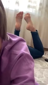 Tell me that you like my feet without telling me that you like my feet