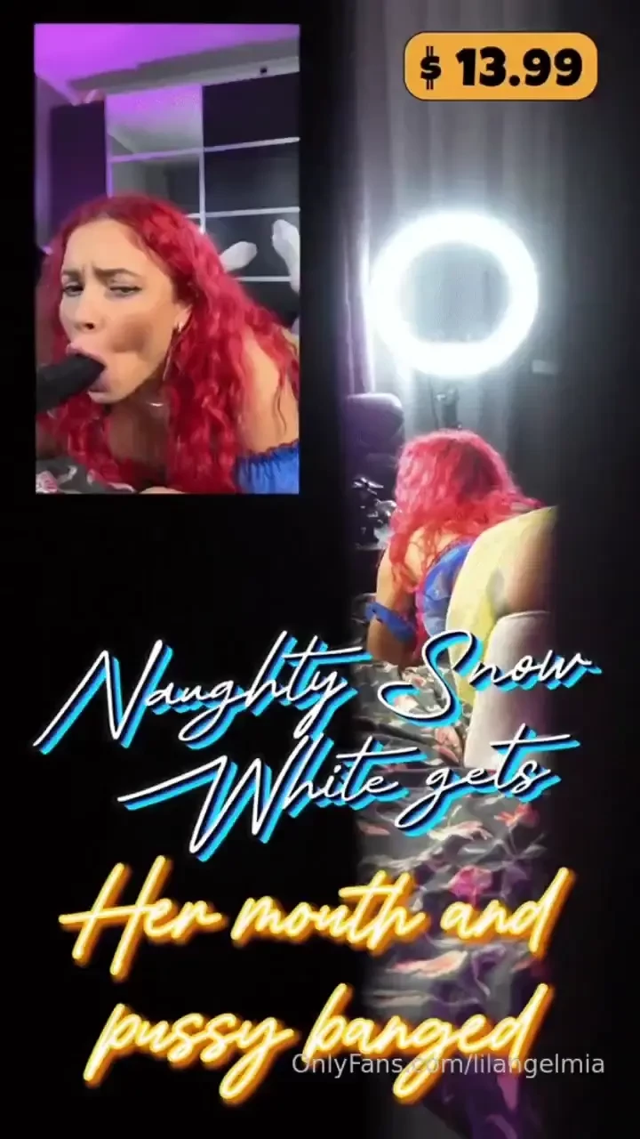 12 25 naughty snow white bangs her mouth and pussy the big bad wolf 