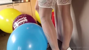 Ik amp kimberlyxxxxxxxx hadden een moeilijke opdracht onze ballonnen