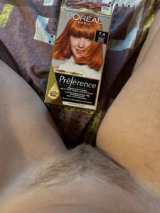 Thinking about dyeing my pubic hair a fiery red a little bold a little