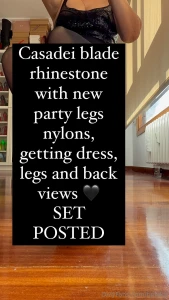 Casadei blade rhinestone with new party legs nylons getting dress legs