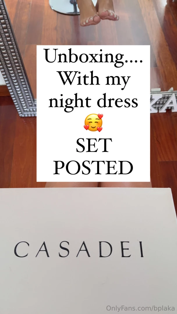 Unboxing with my night dress part 2 