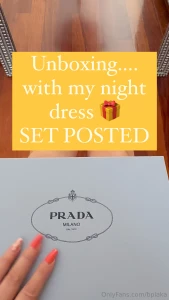 Unboxing with my night dress part 3