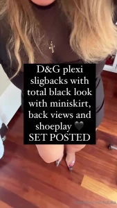 D amp g plexi sligbacks with total black look with miniskirt back