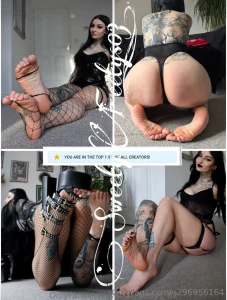 Top 2 of come find out why goth foot-queen that will make you go crazy part 4
