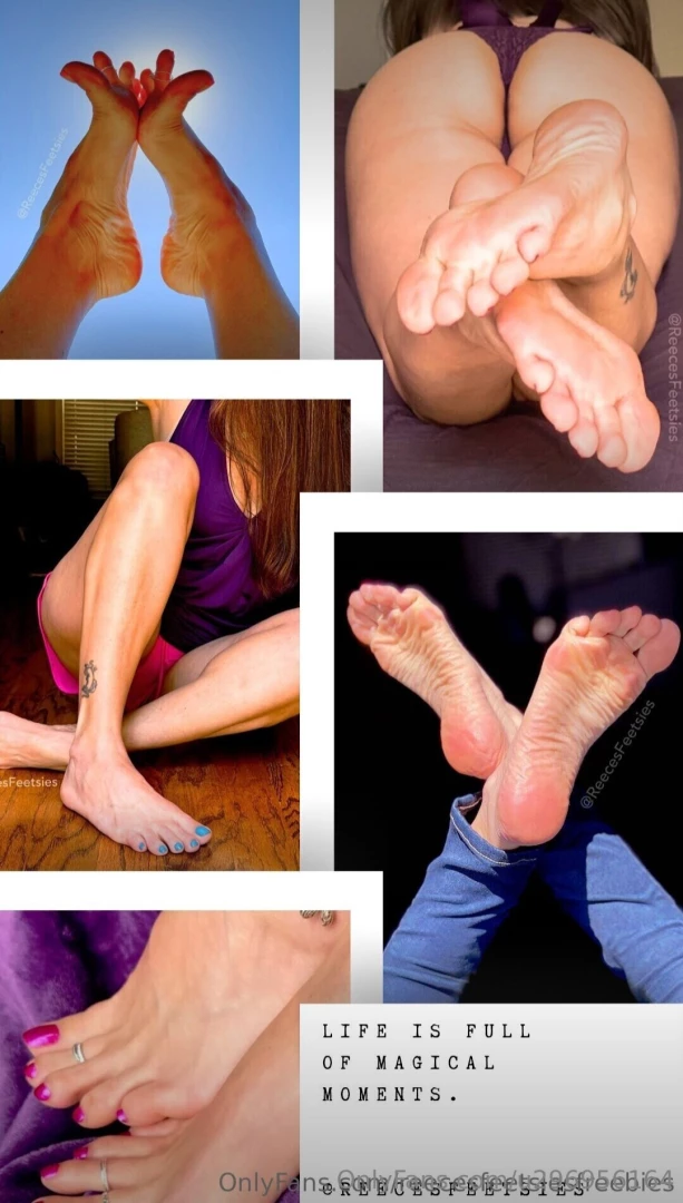 This milf reecesfeetsiesfreebies will sweep you off your feet with part 2 