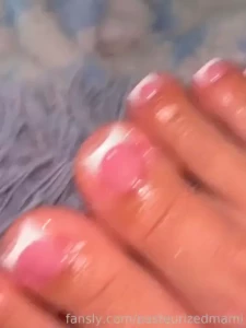 I fucked daddy so good last night he rewarded me with a pedicure this