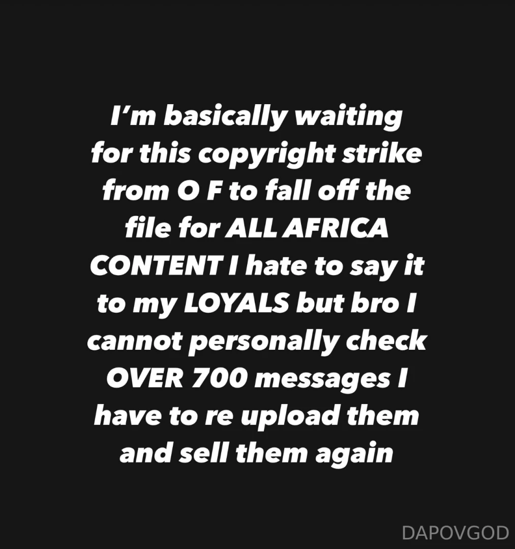 Psa just giving y all a psa its literally 700 messages only fans 