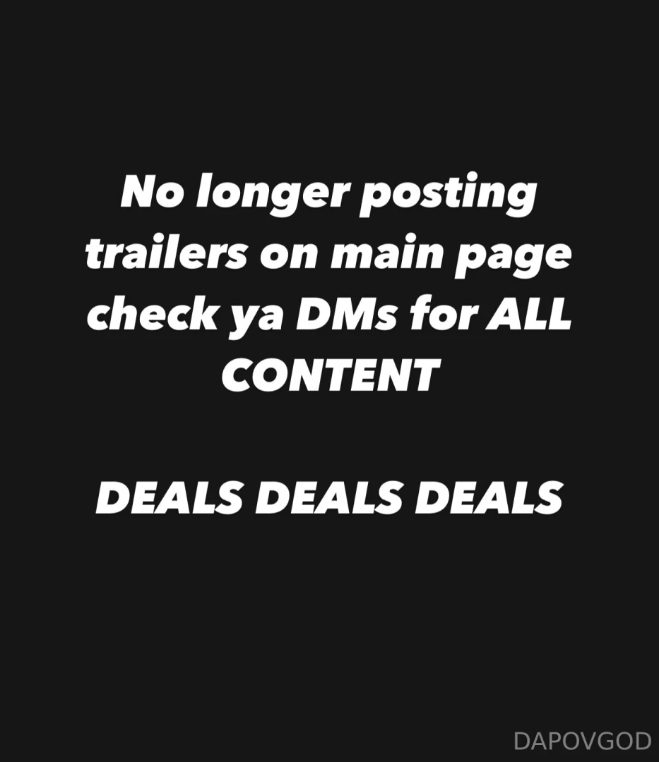 If you want my content check ya dms 
