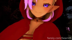 Red riding lone rides the knot vr anime hentai vtuber lewdtuber waifu