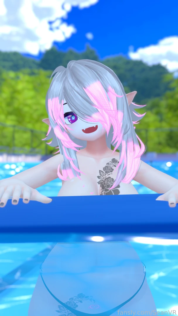 They forgot their tops vr anime vrchat vtuber lewdtuber waifu 3model part 2 