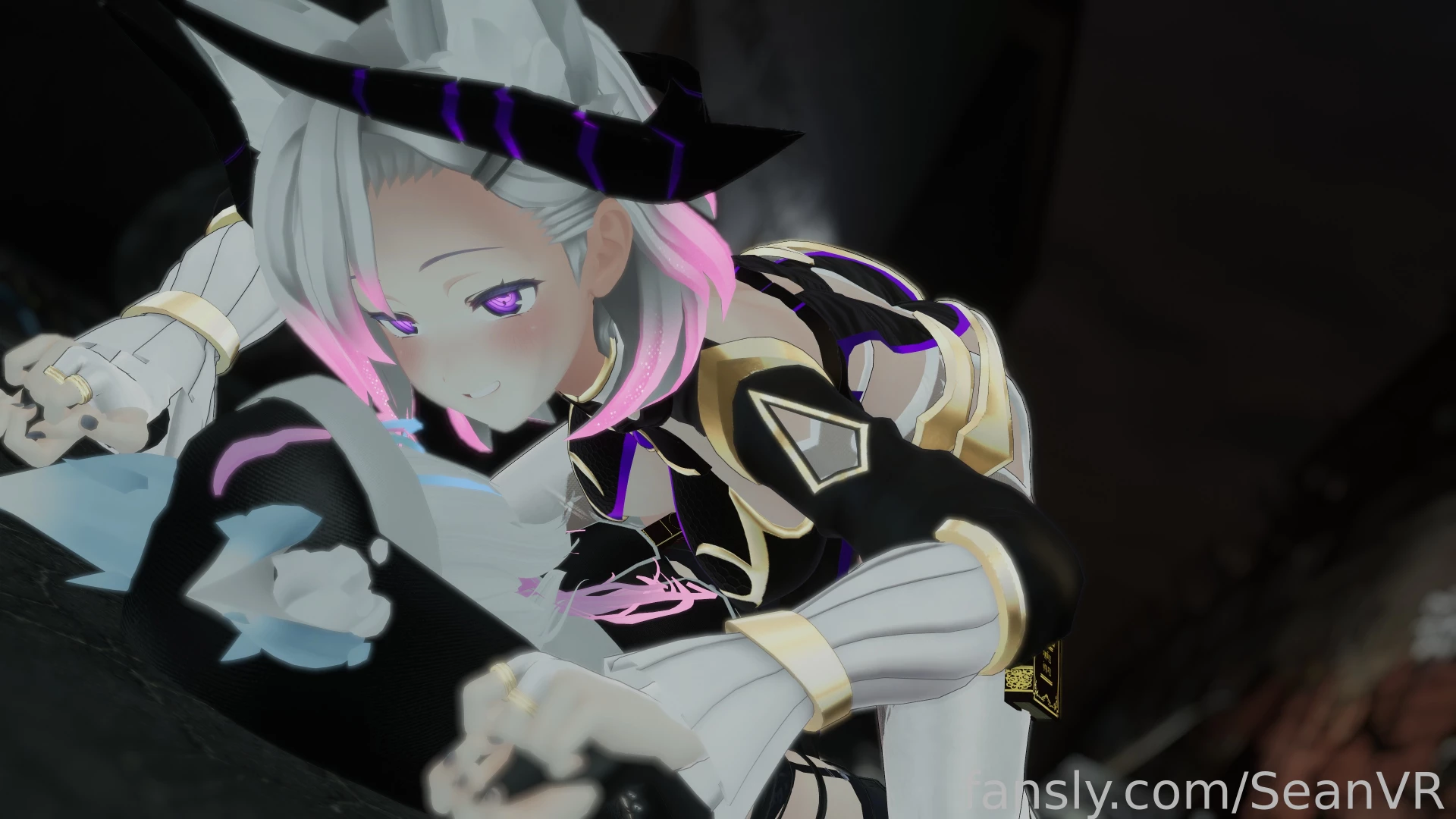 Nun gets corrupted by a succubus part 2 soon vr anime vrchat vtuber 