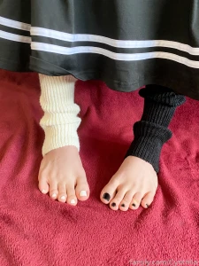 Foot angles feet lewdtuber teen toes stirrups legwarmers femboy part 5