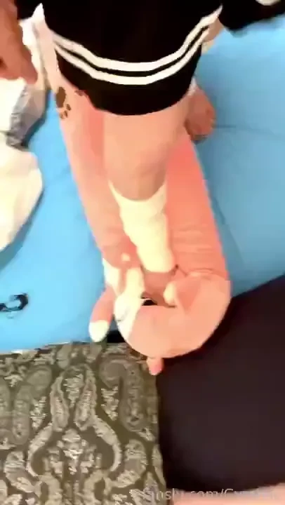 You wanted stepping videos now here s me crushing my plushie femboy 