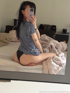 Am i also cute right after waking up panties lewd tease thighs ass