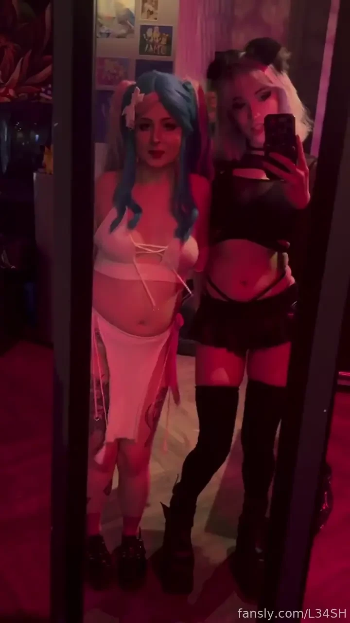 Solarcatuwu and kurainu show off for you lt 3 fyp boobs cosplay egirl 