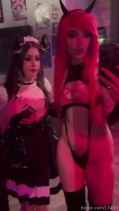 Our lead succubus shows off our adorable succu-maid solarcatuwu