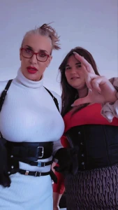 Six foot five inch amazon goddess severa and six foot nine inch giga part 2