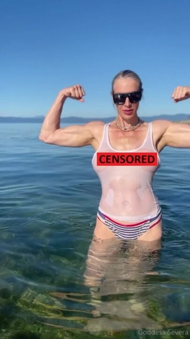 Nothing says summer like a wet t-shirt on the beach this video is free 