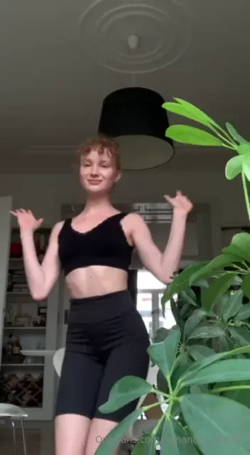 Starting the day with a dance 