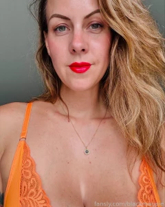 Loving this new orange lingerie set everything looks good with a smile part 2