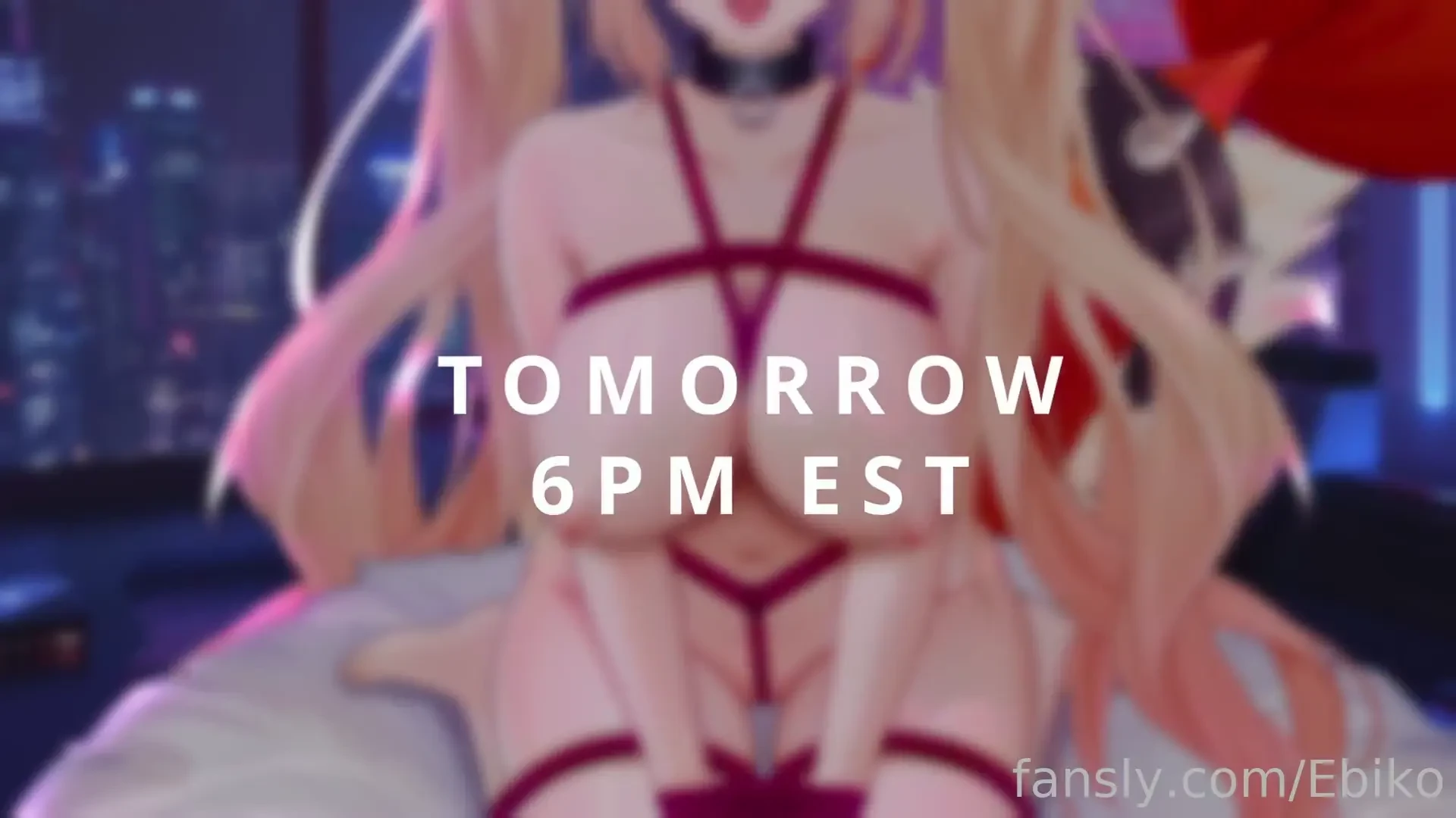 Tomorrow 6pm est are you ready to spice things up lewdtuber vtuber 