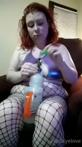 Having a bunch of fun smoking and watching jerry