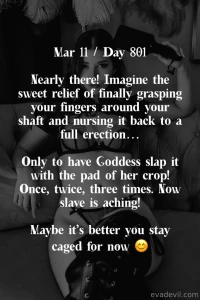 Mar 11 day 801 nearly there imagine the sweet relief of finally part 1