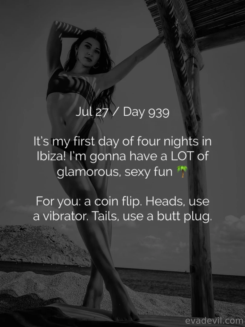 Jul 27 day 939 it s my first day of four nights in ibiza i m gonna 