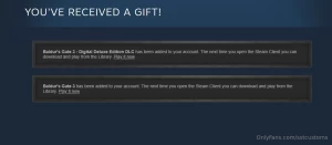 An absolutely amazing fan just bought me baldur s gate 3 gave him 3 part 1