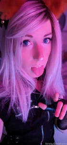 A super cute fan of mine bought me those super fluffy ears and a tail