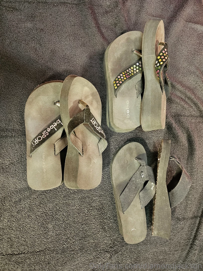 For those of you that have been asking about my well-worn flip-flops 