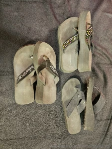 For those of you that have been asking about my well-worn flip-flops