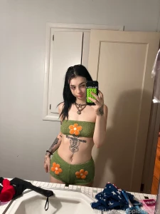 On or off owned collared submissive petite skinny alt alternative goth