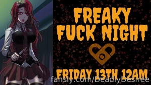 Freaky fuck night friday the 13th midnight vampires werewolves cum oh
